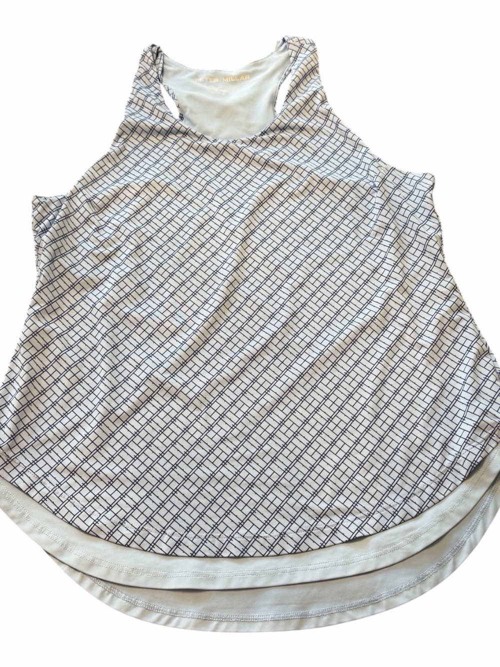 Women’s Peter Millar Light Blue And Navy Racerback Tanks Size S